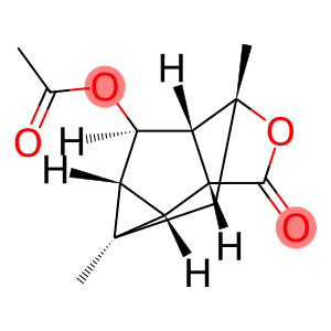 5β-(Acetyloxy)-3aβ,3bβ,4,4aβ,5,5aβ-hexahydro-1α,4α-dimethyl-1,4-methanocyclopropa[3,4]cyclopenta[1,2-c]furan-3(1H)-one