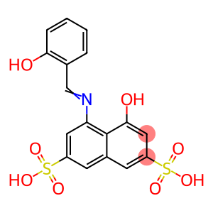 4-Hydroxy-5-[[(2-hydroxyphenyl)methylene]amino]-2,7-naphthalenedisulfonic acid