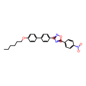 3-[4'-(hexyloxy)[1,1'-biphenyl]-4-yl]-5-{4-nitrophenyl}-1,2,4-oxadiazole