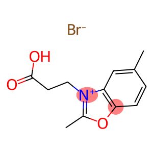 3-(2-Carboxyethyl)-2,5-dimethylbenzoxazolium bromide