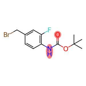 Carbamic acid, [4-(bromomethyl)-2-fluorophenyl]-, 1,1-dimethylethyl ester (9CI)