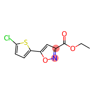 ethyl 5-(5-chlorothiophen-2-yl)isoxazole-3-carboxylate