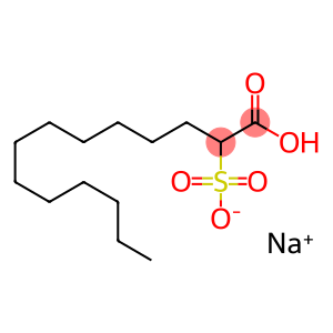 sodium hydrogen 2-sulphonatotetradecanoate