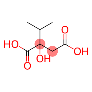 2-Hydroxy-2-(1-methylethyl)butanedioic acid