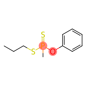 Phosphonodithioic acid, methyl-, O-phenyl S-propyl ester (7CI,8CI)