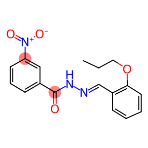 3-nitro-N'-(2-propoxybenzylidene)benzohydrazide