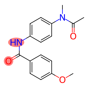 N-{4-[acetyl(methyl)amino]phenyl}-4-methoxybenzamide