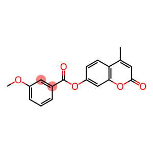 4-methyl-2-oxo-2H-chromen-7-yl 3-methoxybenzoate