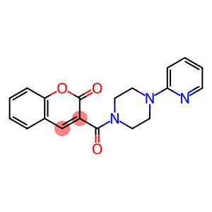 3-(4-(pyridin-2-yl)piperazine-1-carbonyl)-2H-chromen-2-one