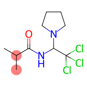 Propanamide, 2-methyl-N-[2,2,2-trichloro-1-(1-pyrrolidinyl)ethyl]-