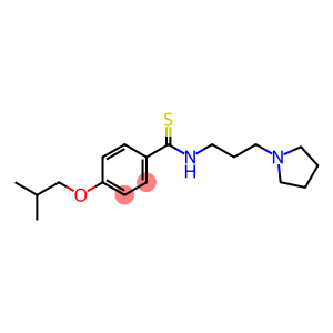 Benzenecarbothioamide, 4-(2-methylpropoxy)-N-[3-(1-pyrrolidinyl)propyl]-