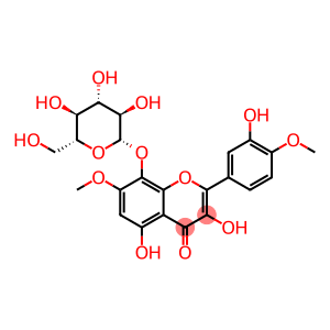 8-[(β-D-Glucopyranosyl)oxy]-3,3',5-trihydroxy-4',7-dimethoxyflavone