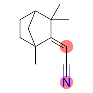 Acetonitrile, (1,3,3-trimethylbicyclo[2.2.1]hept-2-ylidene)-, (2E)- (9CI)