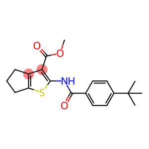 methyl 2-[(4-tert-butylbenzoyl)amino]-5,6-dihydro-4H-cyclopenta[b]thiophene-3-carboxylate