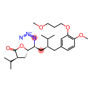 5(S)-[1(S)-叠氮-3(S)-[4-甲氧基-3-(3-甲氧基丙氧基)苄基]-4-甲基戊基]-3(S)-异丙基二氢呋喃-2-酮