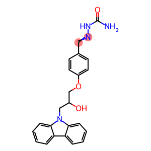 (E)-2-(4-(3-(9H-carbazol-9-yl)-2-hydroxypropoxy)benzylidene)hydrazine-1-carboxamide