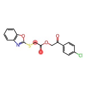2-(4-chlorophenyl)-2-oxoethyl 2-(benzo[d]oxazol-2-ylthio)acetate