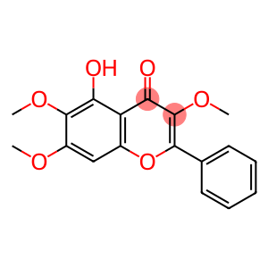 5-Hydroxy-3,6,7-trimethoxy-2-phenyl-4H-1-benzopyran-4-one