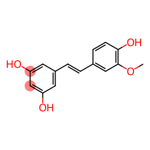 5-[(1E)-2-(4-羟基-3-甲氧基苯基)乙烯基]-1,3-苯二酚