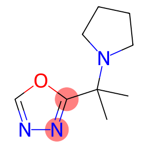 2-[1-Methyl-1-(1-pyrrolidinyl)ethyl]-1,3,4-oxadiazole