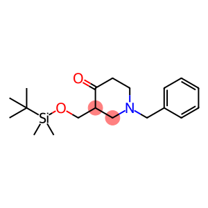 1-Benzyl-3-{[(tert-butyldimethylsilyl)oxy]methyl}-4-oxopiperidine,[(1-Benzyl-4-oxopiperidin-3-yl)methoxy]tert-butyldimethylsilane