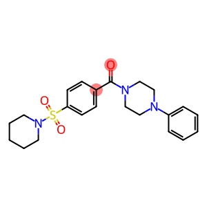 Methanone, (4-phenyl-1-piperazinyl)[4-(1-piperidinylsulfonyl)phenyl]-