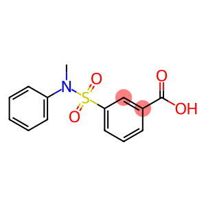 3-[(methylanilino)sulfonyl]benzoic acid