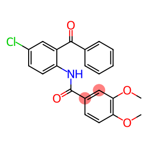 N-(2-benzoyl-4-chlorophenyl)-3,4-dimethoxybenzamide