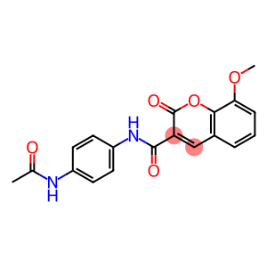 N-(4-acetamidophenyl)-8-methoxy-2-oxo-2H-chromene-3-carboxamide