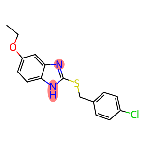 2-[(4-chlorobenzyl)sulfanyl]-1H-benzimidazol-5-yl ethyl ether