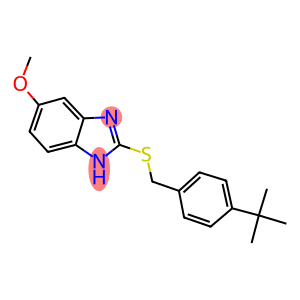 2-[(4-tert-butylbenzyl)sulfanyl]-5-methoxy-1H-benzimidazole