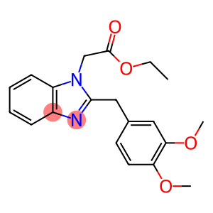 ethyl [2-(3,4-dimethoxybenzyl)-1H-benzimidazol-1-yl]acetate