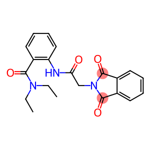 2-{[(1,3-dioxo-1,3-dihydro-2H-isoindol-2-yl)acetyl]amino}-N,N-diethylbenzamide