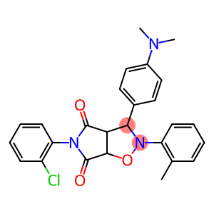 5-(2-chlorophenyl)-3-(4-(dimethylamino)phenyl)-2-(o-tolyl)tetrahydro-4H-pyrrolo[3,4-d]isoxazole-4,6(5H)-dione