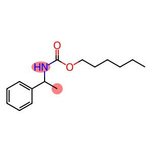 N-(α-Methylbenzyl)carbamic acid hexyl ester