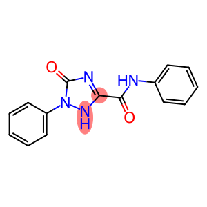 1H-1,2,4-Triazole-3-carboxamide, 2,5-dihydro-5-oxo-N,1-diphenyl-