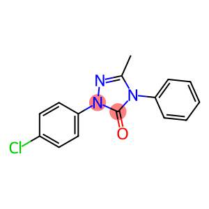 3H-1,2,4-Triazol-3-one, 2-(4-chlorophenyl)-2,4-dihydro-5-methyl-4-phenyl-