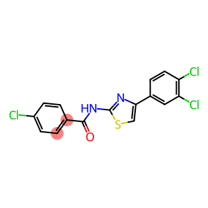 4-chloro-N-(4-(3,4-dichlorophenyl)thiazol-2-yl)benzamide