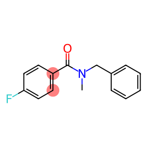 Benzamide, 4-fluoro-N-methyl-N-(phenylmethyl)-