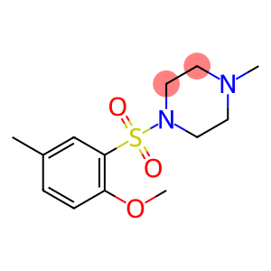 1-((2-methoxy-5-methylphenyl)sulfonyl)-4-methylpiperazine