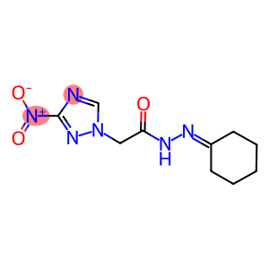 N'-cyclohexylidene-2-{3-nitro-1H-1,2,4-triazol-1-yl}acetohydrazide