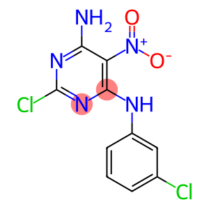 2-Chloro-N-(3-chloro-phenyl)-5-nitro-pyrimidine-4,6-diamine
