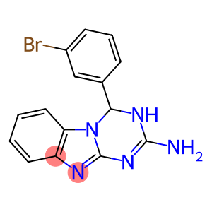 1,3,5-Triazino[1,2-a]benzimidazol-2-amine, 4-(3-bromophenyl)-3,4-dihydro-