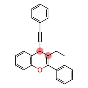 3-ethyl-2-phenyl-4-(phenylethynyl)-4H-chromene