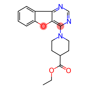 ethyl1-[1]benzofuro[3,2-d]pyrimidin-4-yl-4-piperidinecarboxylate