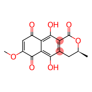 1H-Naphtho[2,3-c]pyran-1,6,9-trione, 3,4-dihydro-5,10-dihydroxy-7-methoxy-3-methyl-, (3S)-