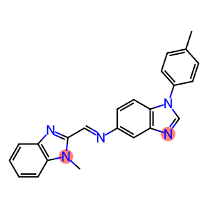 N-[(1-methyl-1H-benzimidazol-2-yl)methylene]-N-[1-(4-methylphenyl)-1H-benzimidazol-5-yl]amine