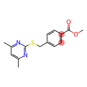 methyl 4-(((4,6-dimethylpyrimidin-2-yl)thio)methyl)benzoate