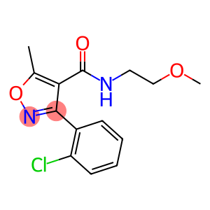 (3-(2-CHLOROPHENYL)-5-METHYLISOXAZOL-4-YL)-N-(2-METHOXYETHYL)FORMAMIDE