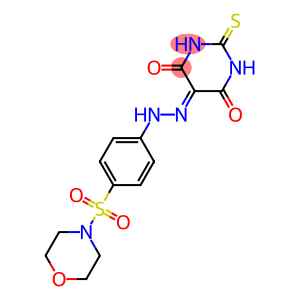 5-(2-(4-(morpholinosulfonyl)phenyl)hydrazono)-2-thioxodihydropyrimidine-4,6(1H,5H)-dione